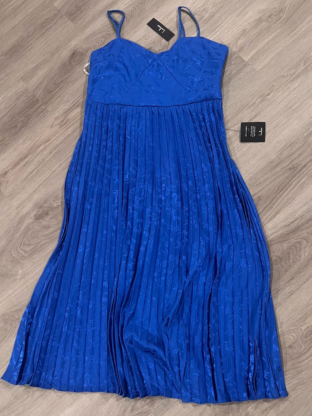 Lulu's Cobalt Blue Strappy Dress - Picture 12 of 16
